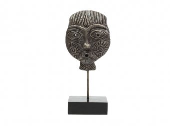 AK.IT0073 ETNK KK MASK ANTK SLVER-12,5X10X26,5CM